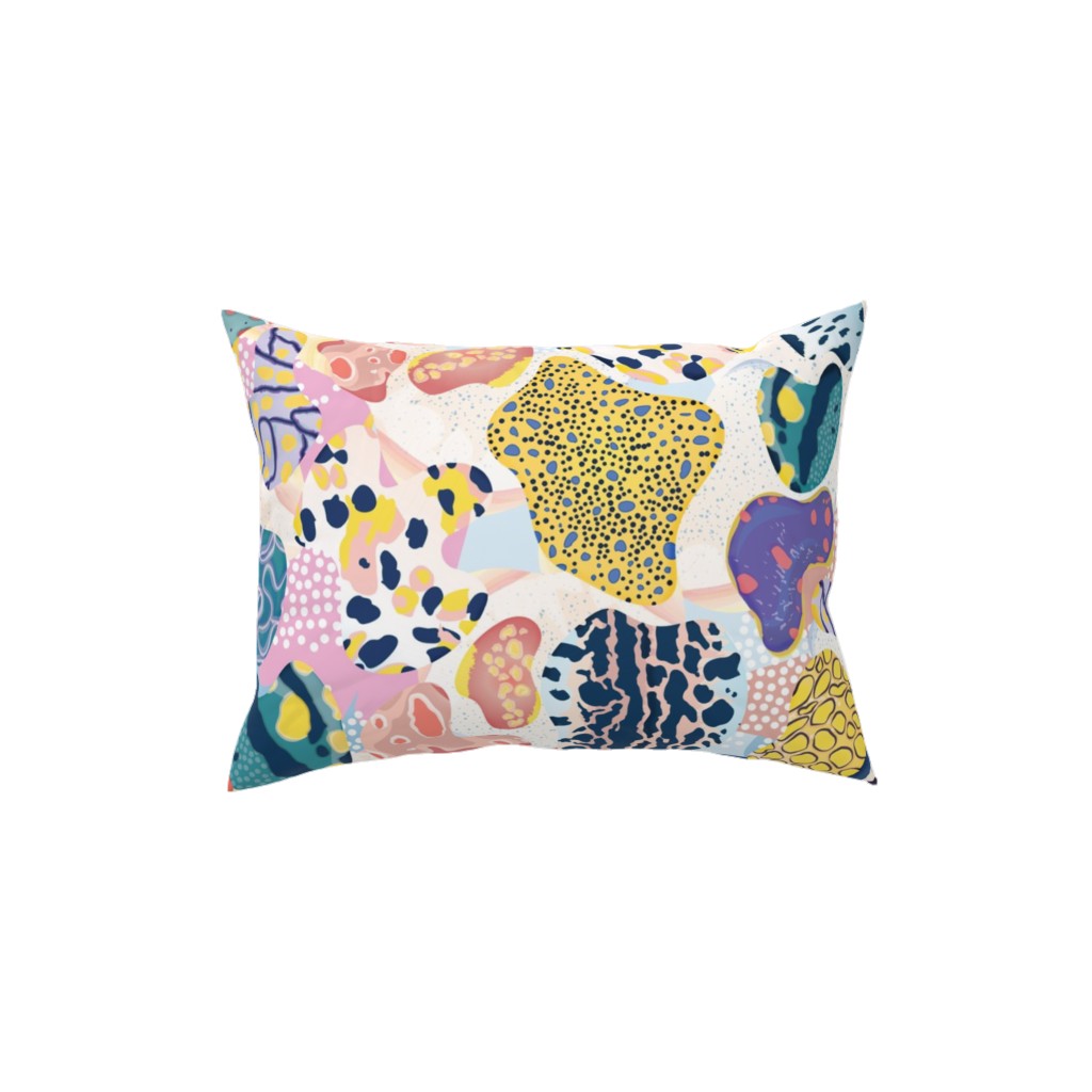Sea Slug Animal Print - Multi Pillow, Woven, Black, 12x16, Single Sided, Multicolor