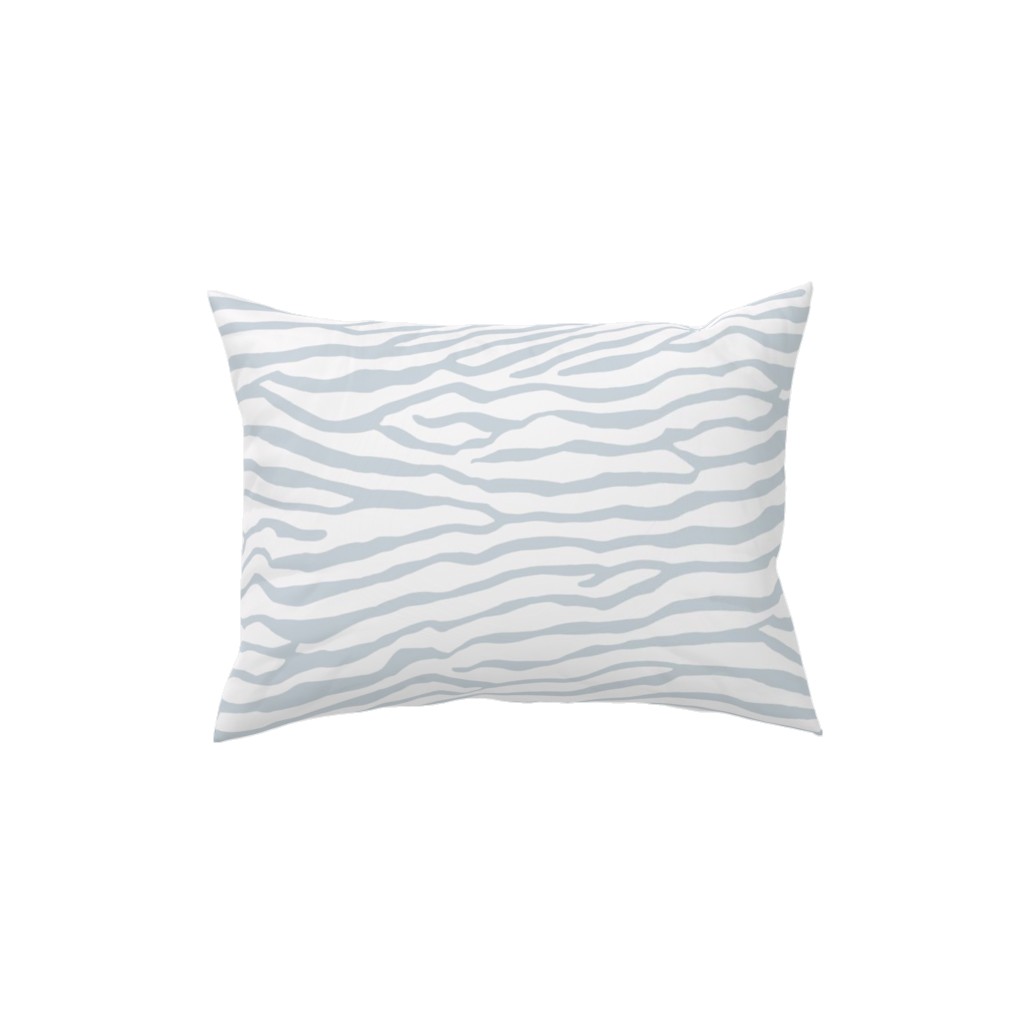 Brackenbury Beach Custom - Blue Pillow, Woven, Beige, 12x16, Single Sided, Gray, Gray