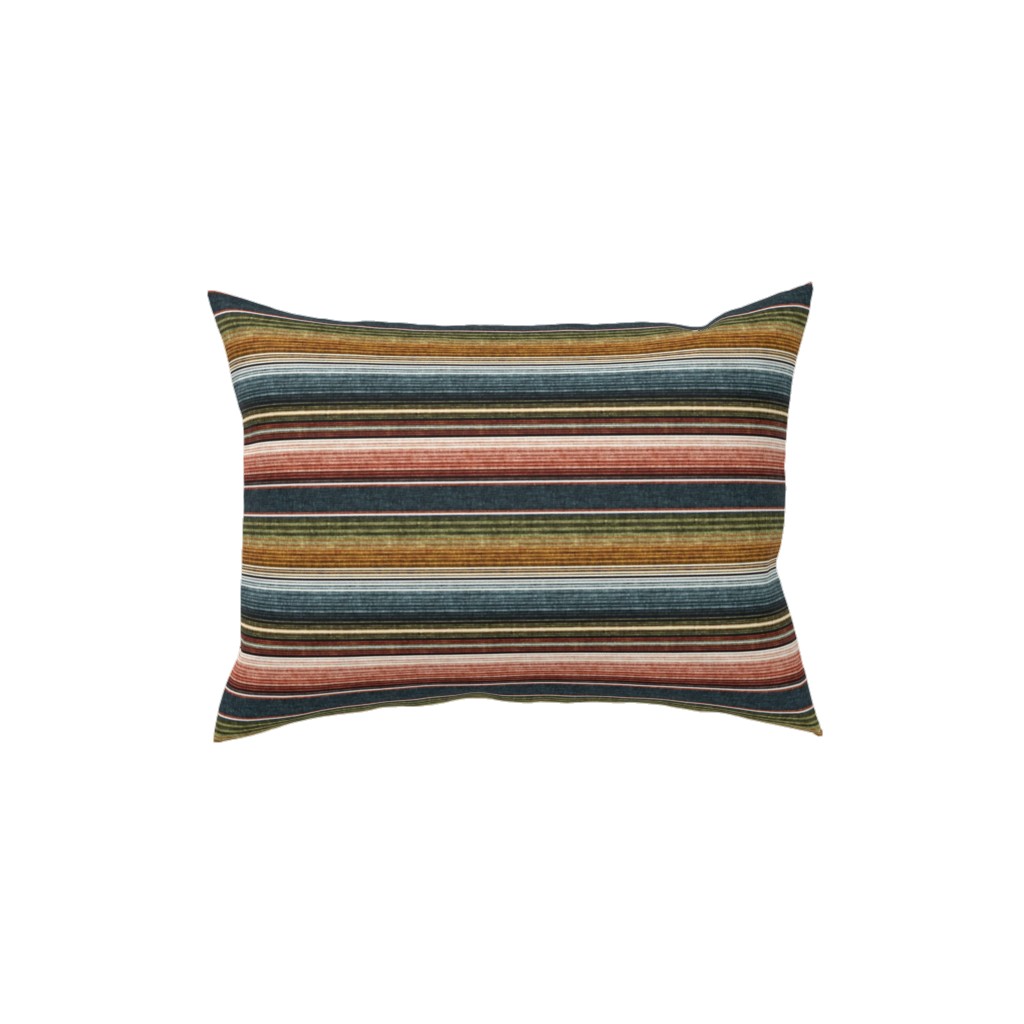 Southwestern Serape Stripe Throw Pillows