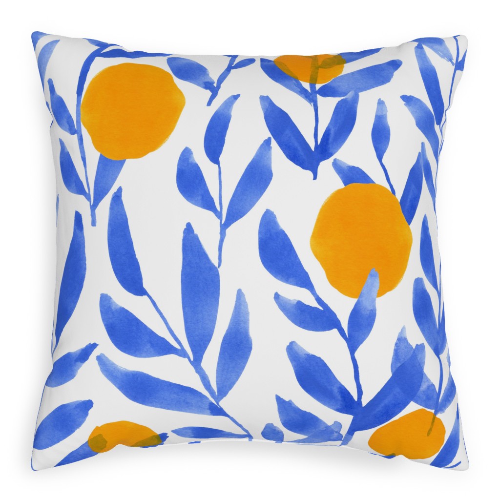 Blue And Orange Pillows