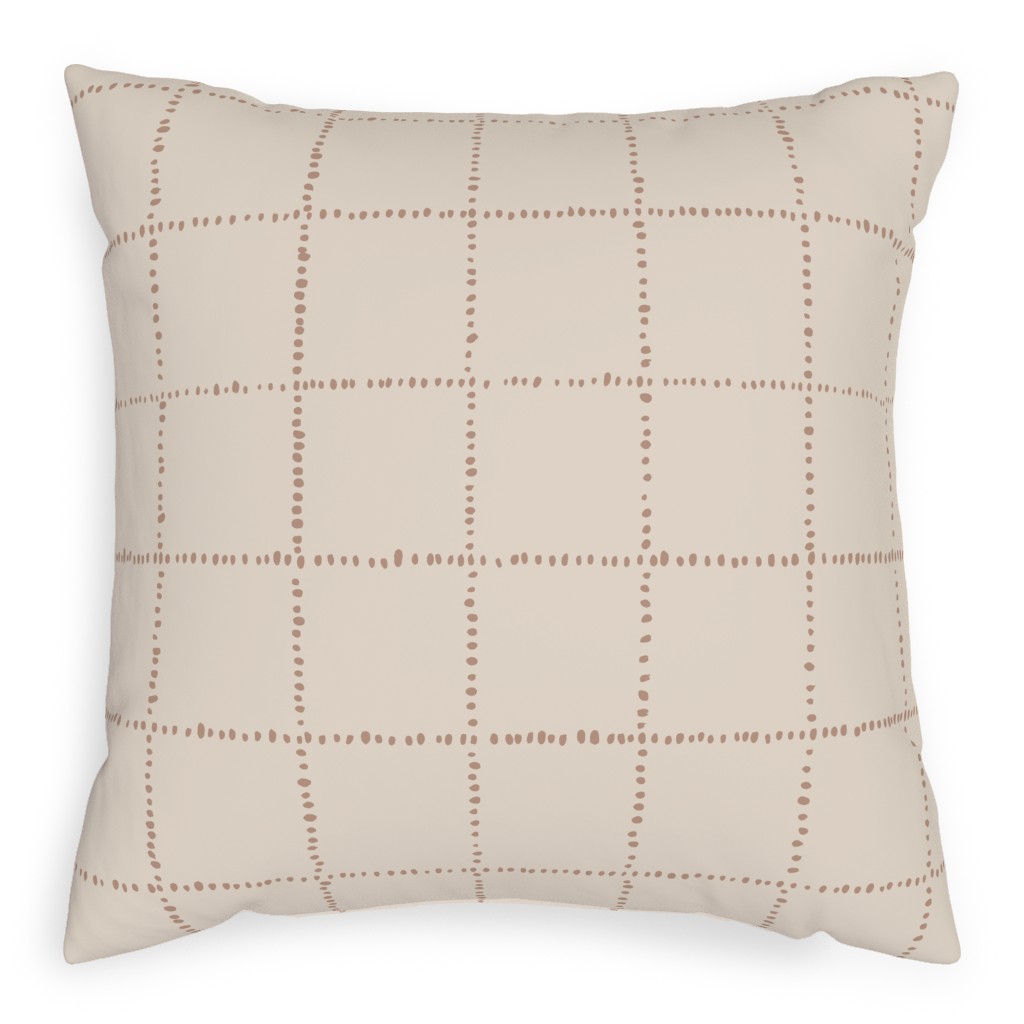 Soul Garden Pillow, Woven, Beige, 20x20, Single Sided, Beige