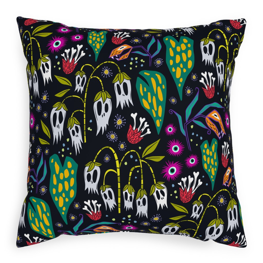 the Odd Garden Pillow, Woven, Beige, 20x20, Single Sided, Multicolor