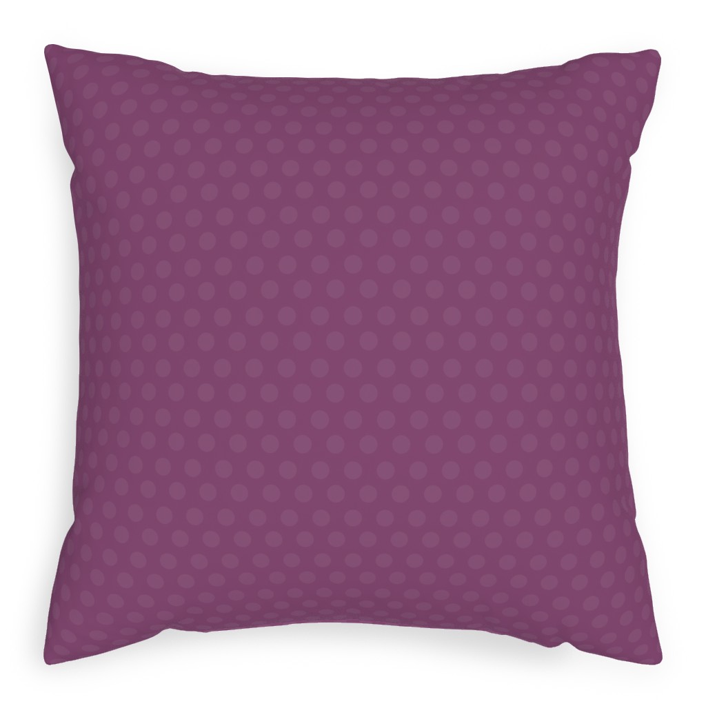 Bubbles - Purple Pillow, Woven, Beige, 20x20, Single Sided, Purple