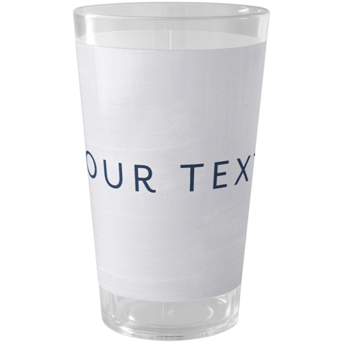 Your Text Here Outdoor Pint Glass, Multicolor