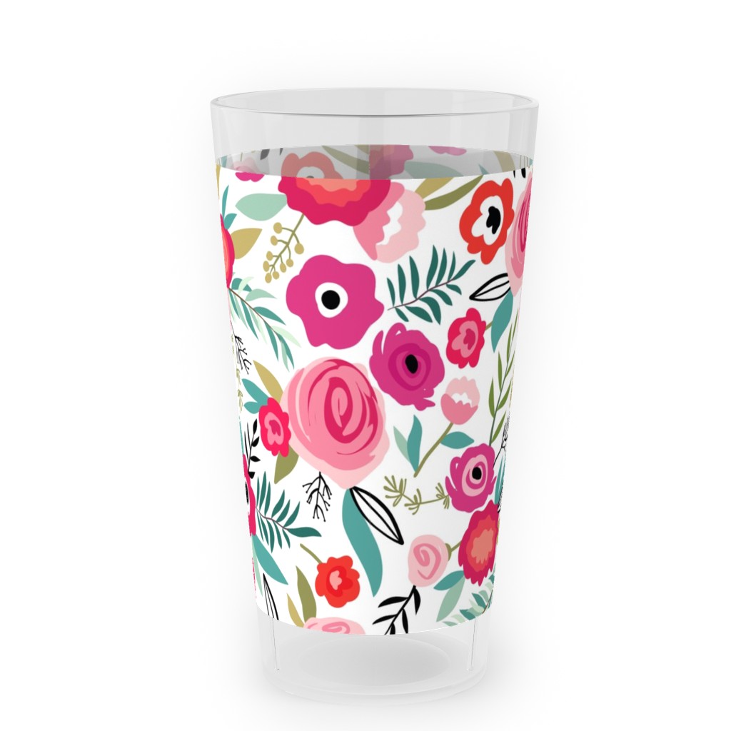 Maypole - Pink Outdoor Pint Glass, Pink