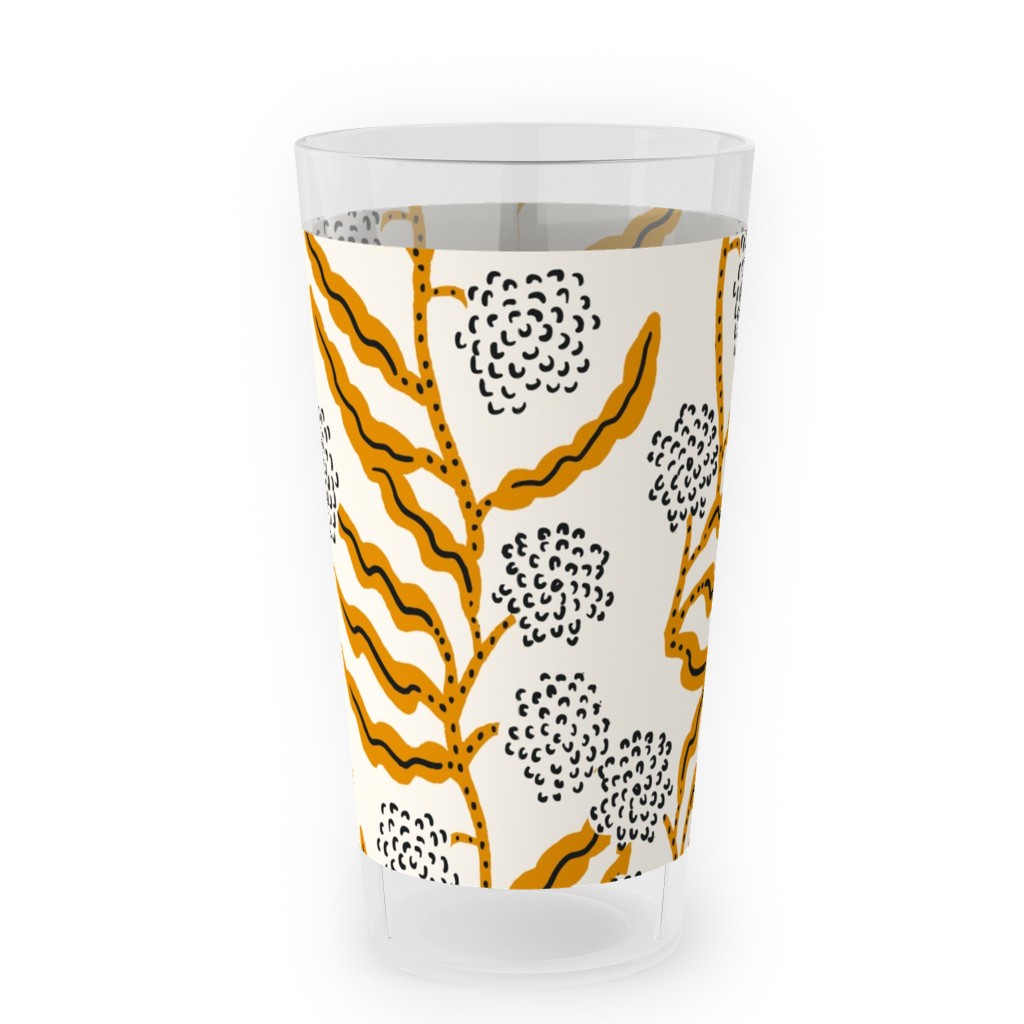 La Ville Vine Yellow Outdoor Pint Glass Shutterfly