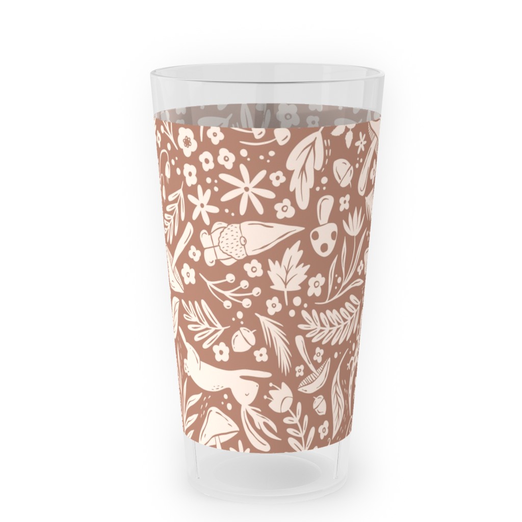 Enchanted Forest - Sienna Outdoor Pint Glass, Brown