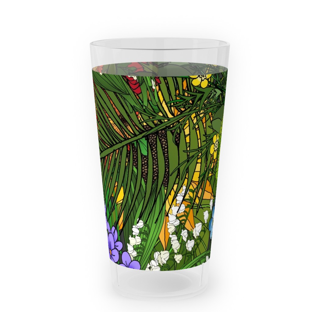 Botanic Garden Outdoor Pint Glass, Multicolor