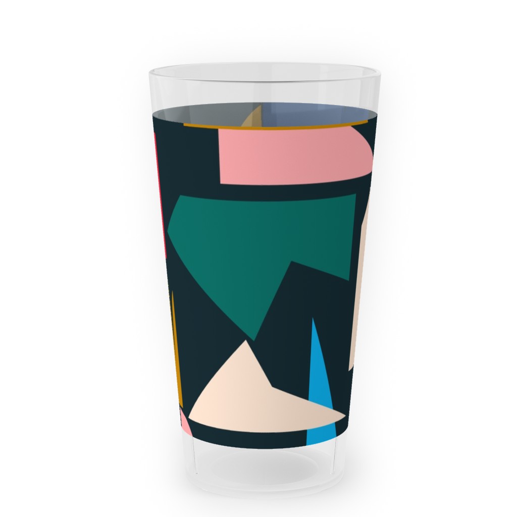 Shape of Things - Multi Outdoor Pint Glass, Multicolor
