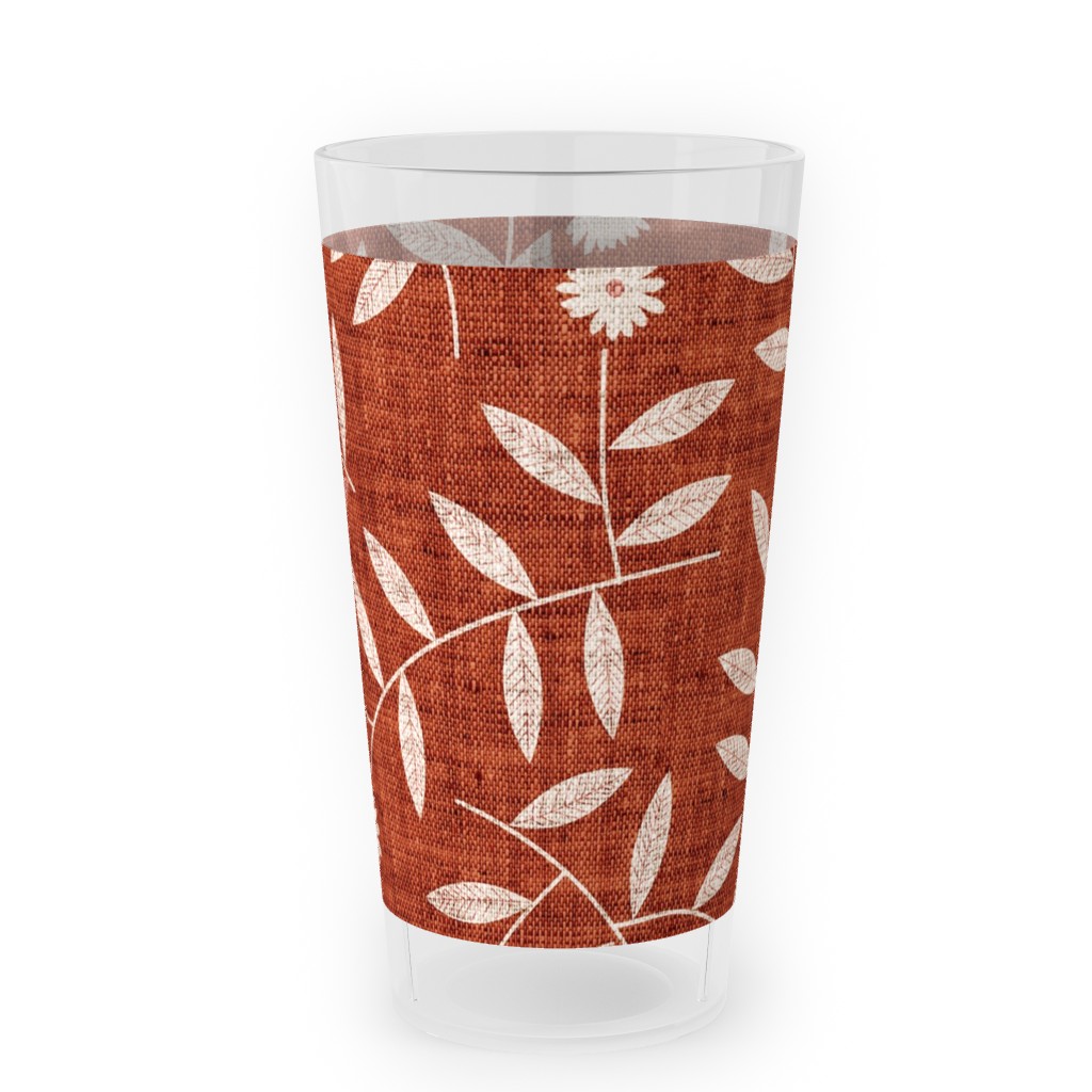 Darcy Outdoor Pint Glass, Red