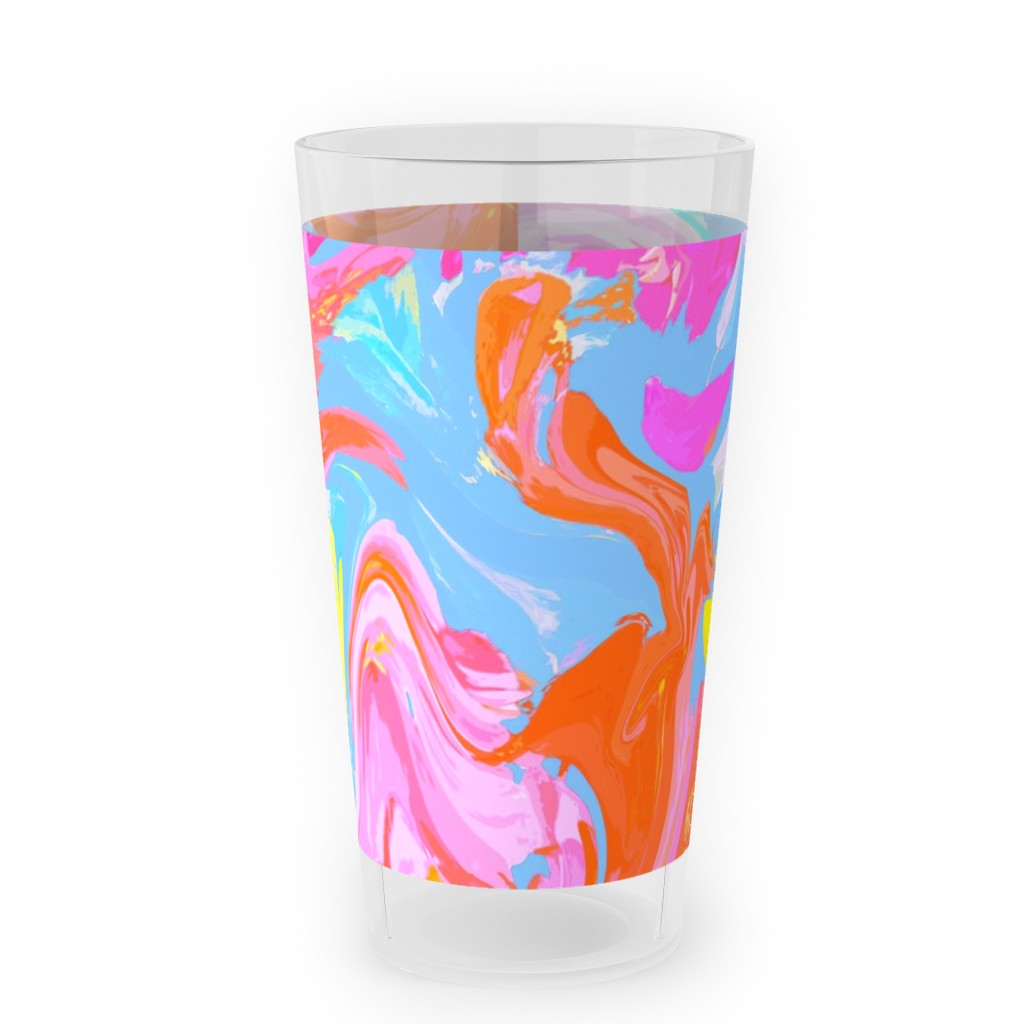 Summer Splash Outdoor Pint Glass, Multicolor