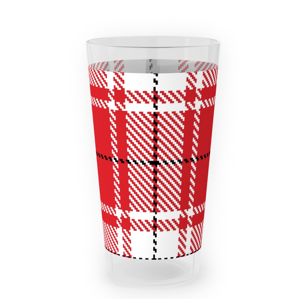 Red Pint Glass Shutterfly