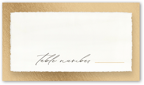 Unforgettable Union Wedding Place Card, White, Placecard, Matte, Signature Smooth Cardstock, White