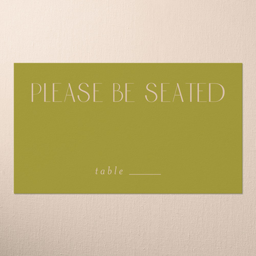 Chromatic Charm Wedding Place Card, Pink, Placecard, Matte, Signature Smooth Cardstock, Magenta