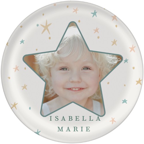 Star Sky Plates, 10x10, White