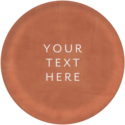 Your Text Here Plate, 10x10, Multicolor