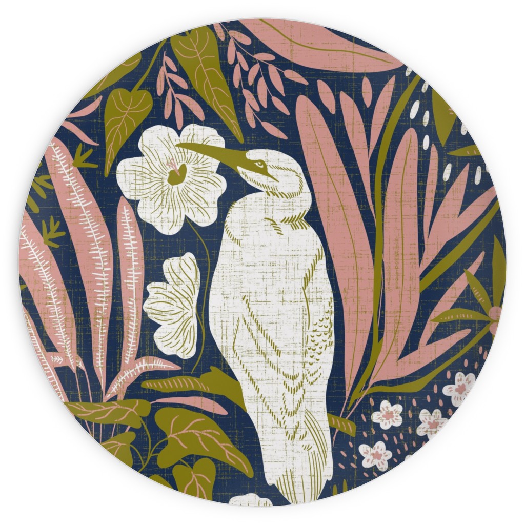 Tropical Hawaiian Dreams Plates, 10x10, Multicolor