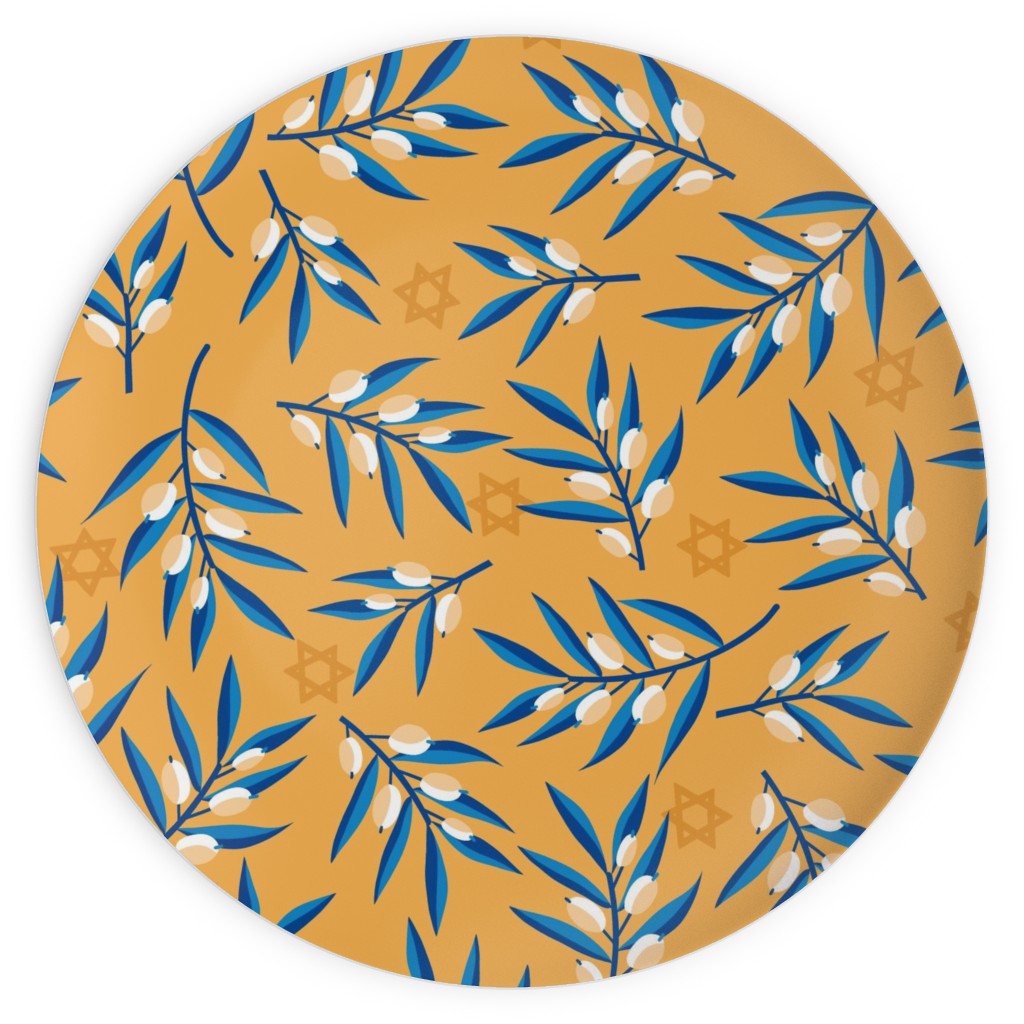 Blue And Yellow Dinnerware
