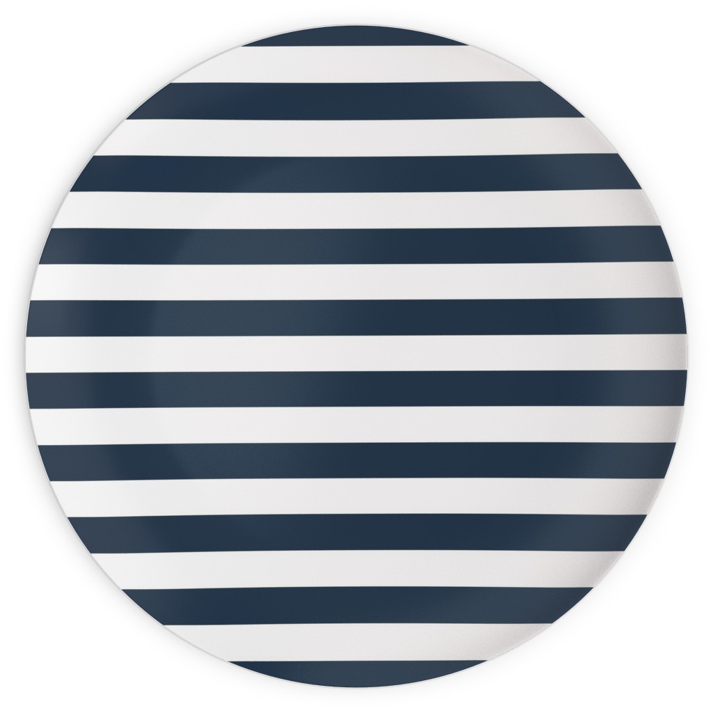 Blue Stripe Plates Shutterfly