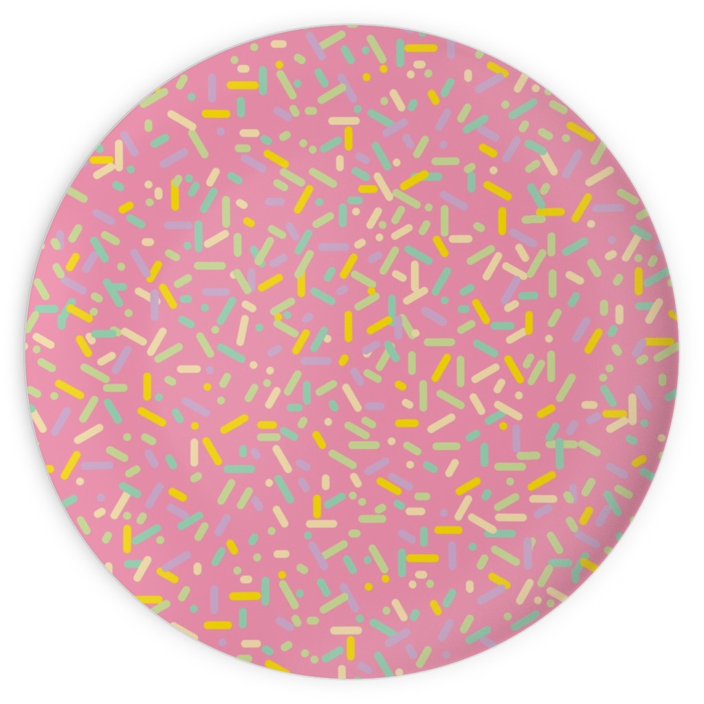 Sprinkles - Pink Plates, 10x10, Pink