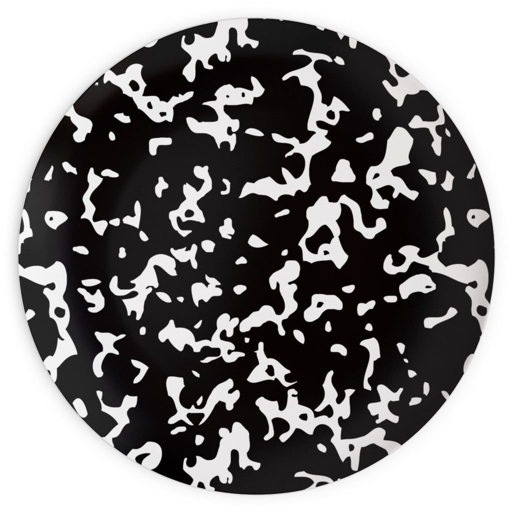 Composition Notebook - Black & White Plates, 10x10, Black