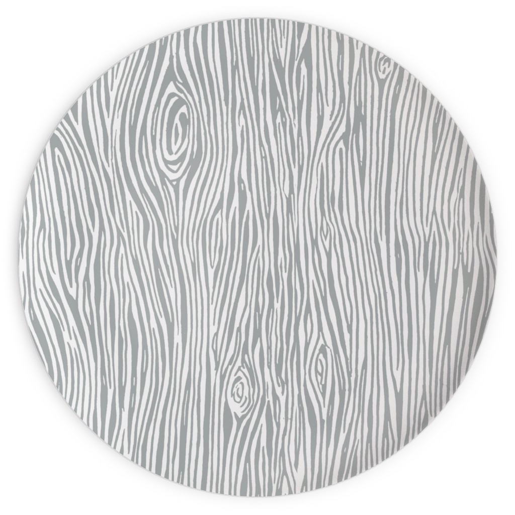Woodgrain - Gray Plates, 10x10, Gray, Gray
