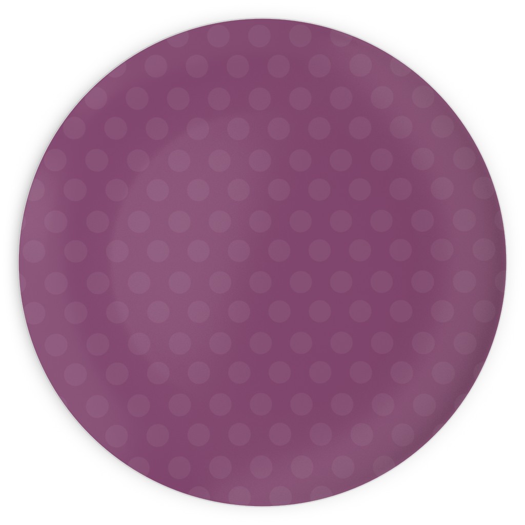 Bubbles - Purple Plates, 10x10, Purple