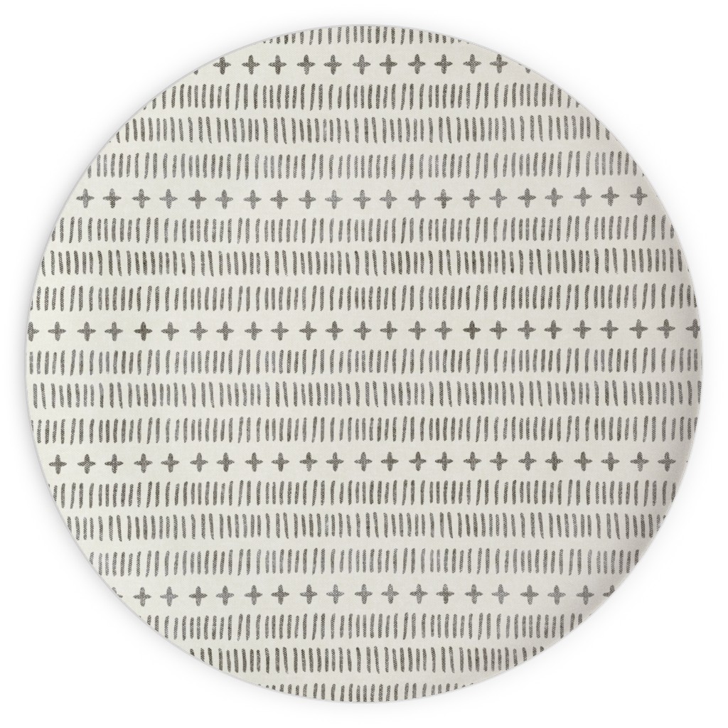 Modern Farmhouse Dash - Light Plates, 10x10, Beige