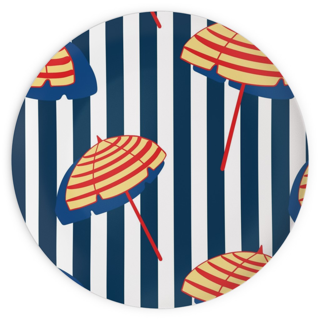 Positano Plates, 10x10, Blue, True Blue