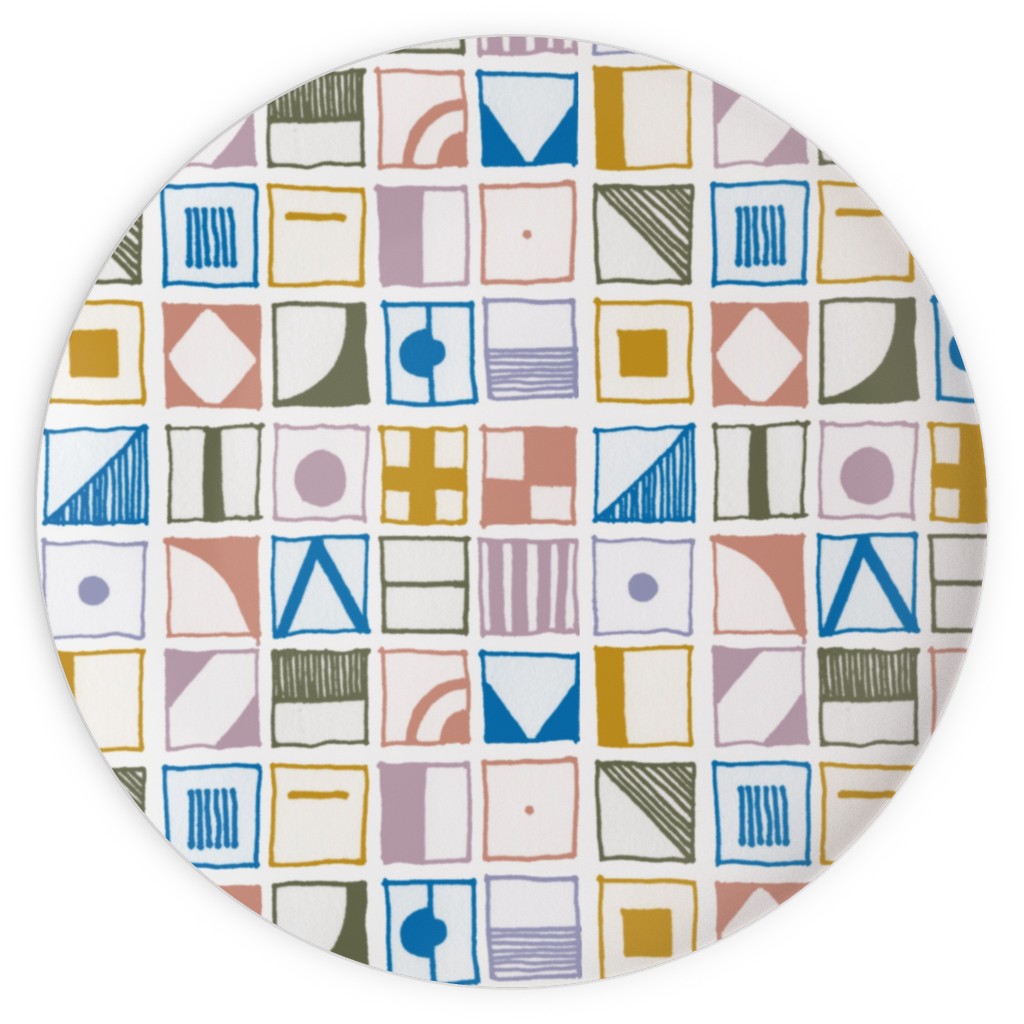 the New Nautical - Naval Flags - Multi Plates, 10x10, Multicolor