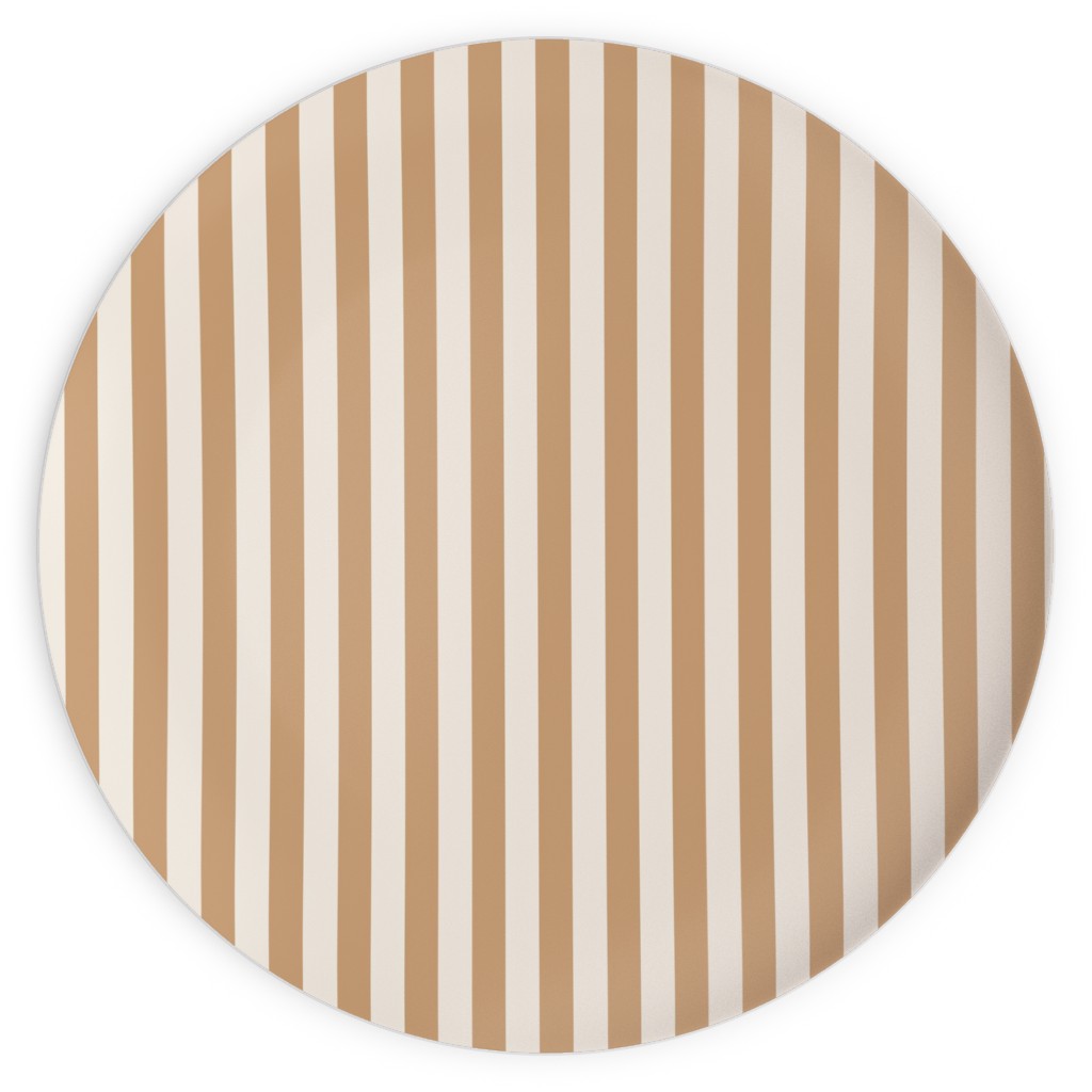 Palomino Stripe - Neutral Plates, 10x10, Yellow