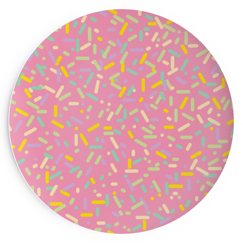 Sprinkles - Pink Salad Plate, Pink