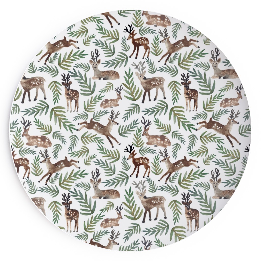 Loved Dearly - Green Salad Plate, Multicolor
