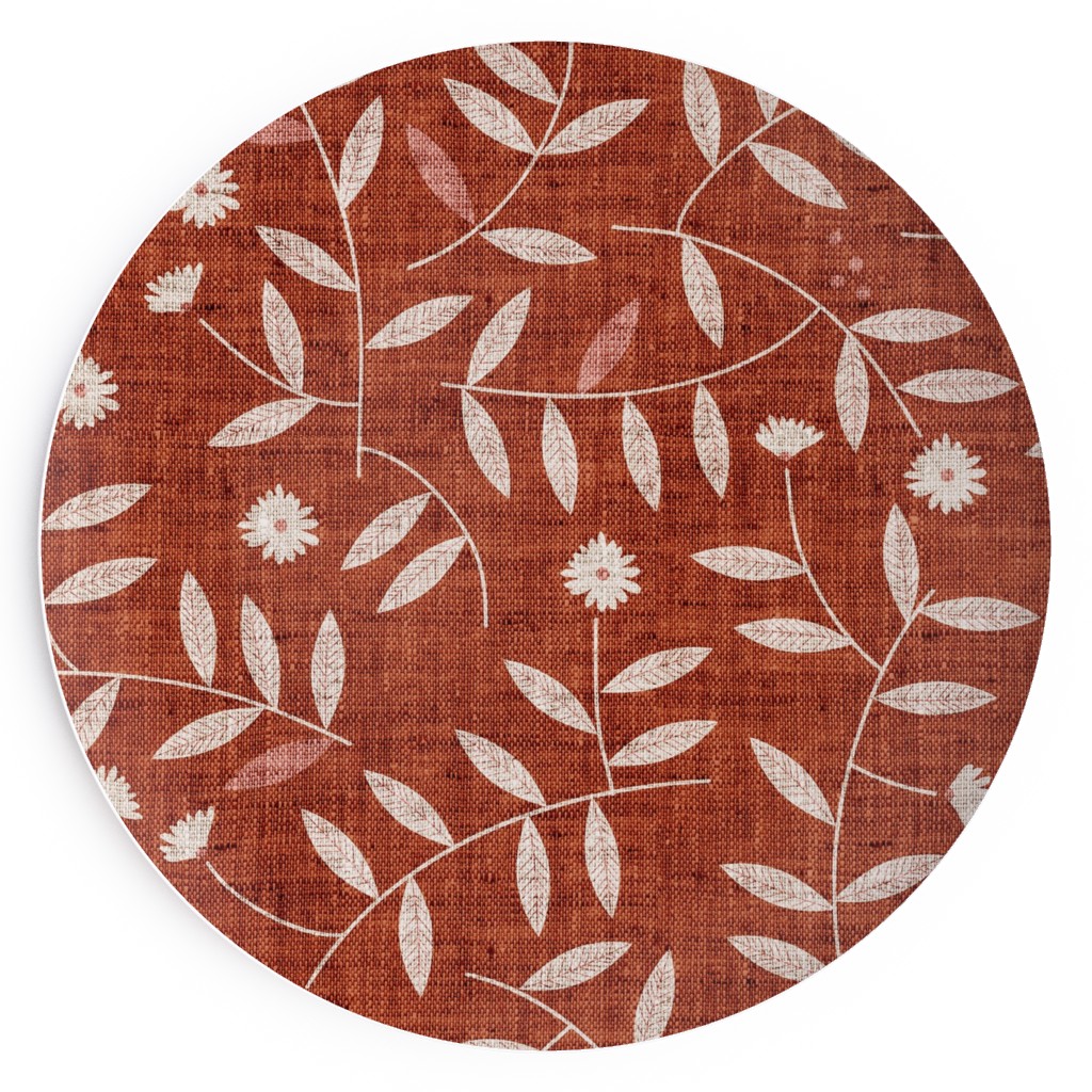 Darcy Salad Plate, Red