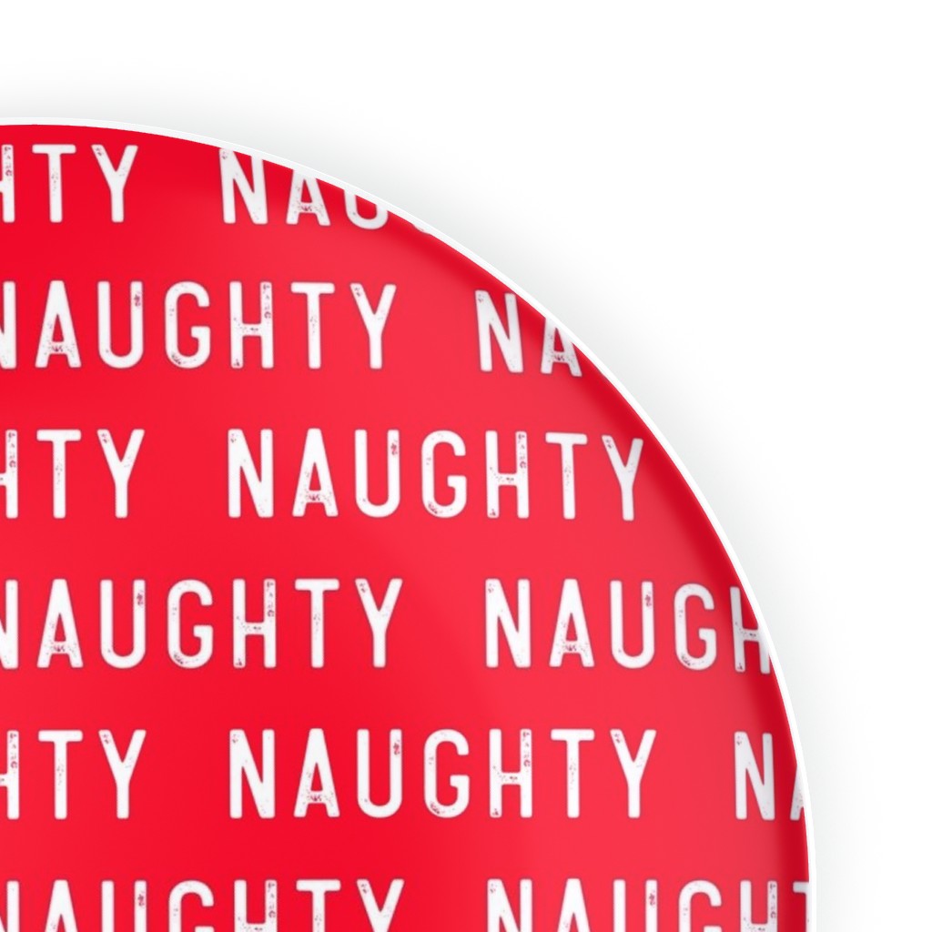 Naughty Red Salad Plate Shutterfly