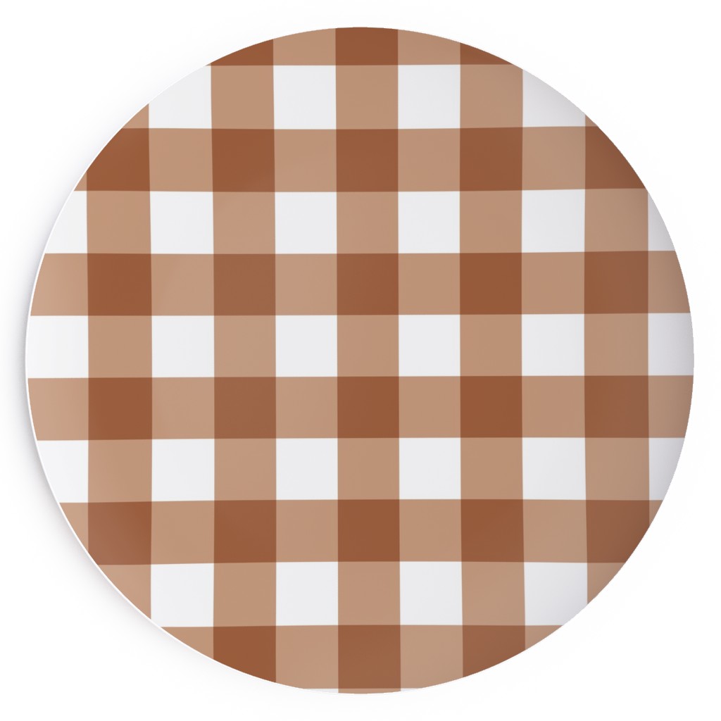 Gingham Plaid Check Salad Plate Shutterfly