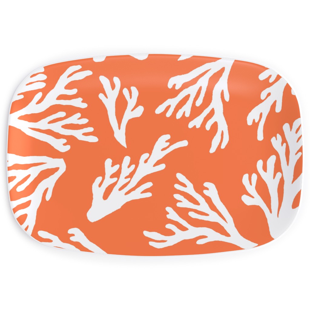 Coral - in Coral Serving Platter, Orange, Orange