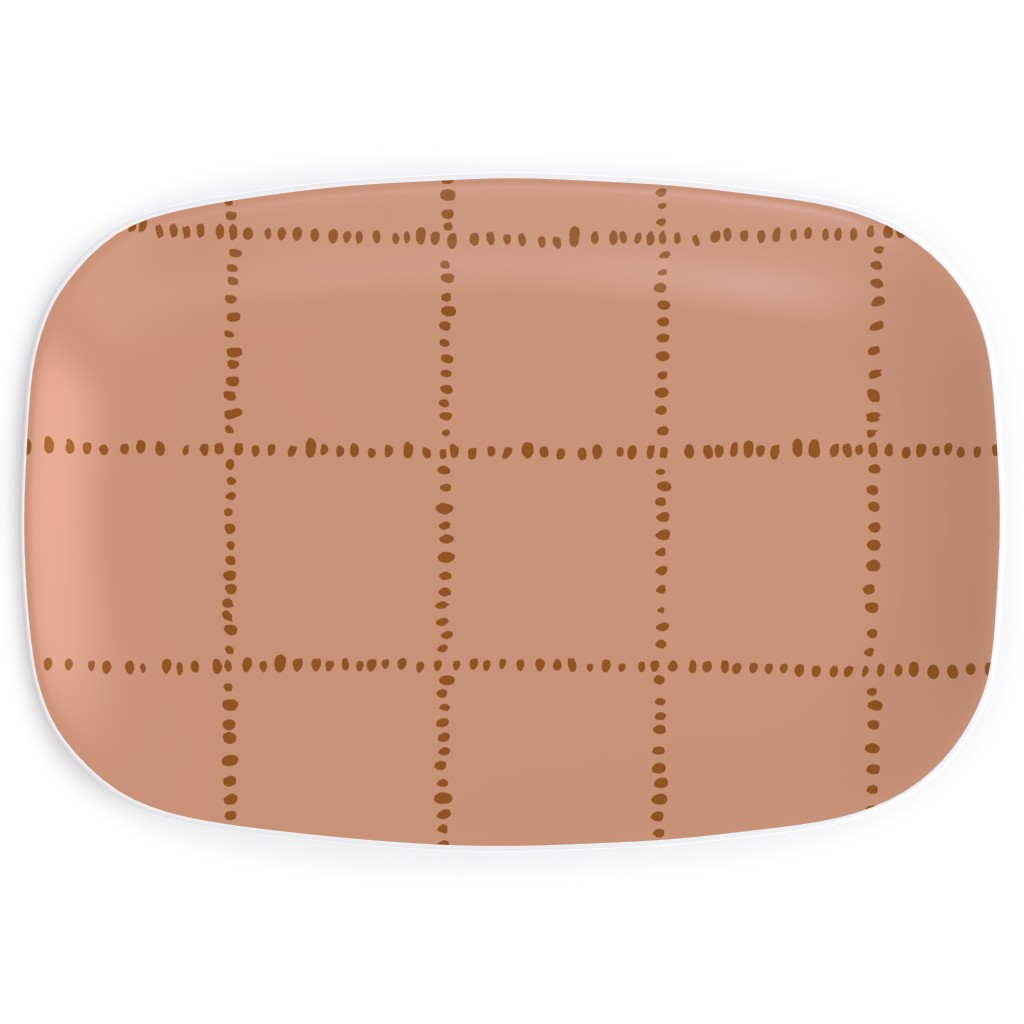 Soul Garden Serving Platter, Orange, Pueblo