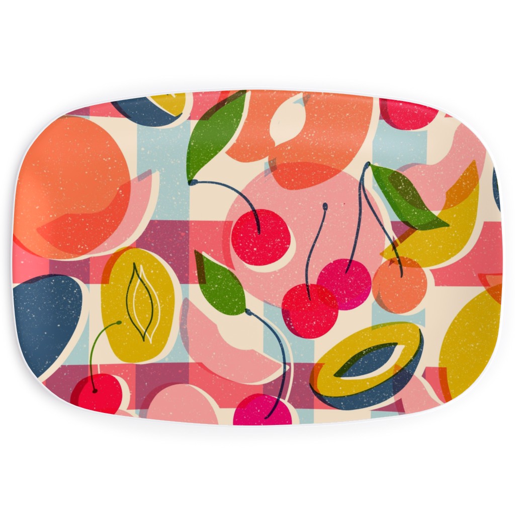 Summer Fruits - Bright Serving Platter, Multicolor