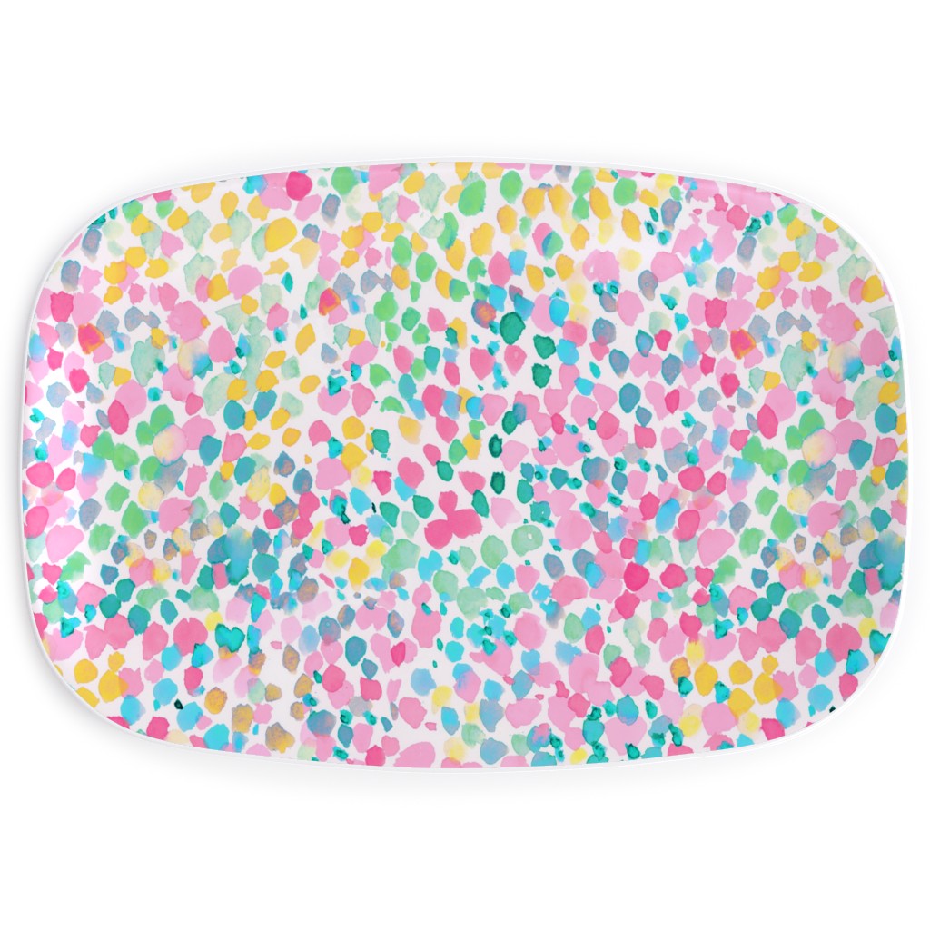 Lighthearted Summer Serving Platter, Multicolor