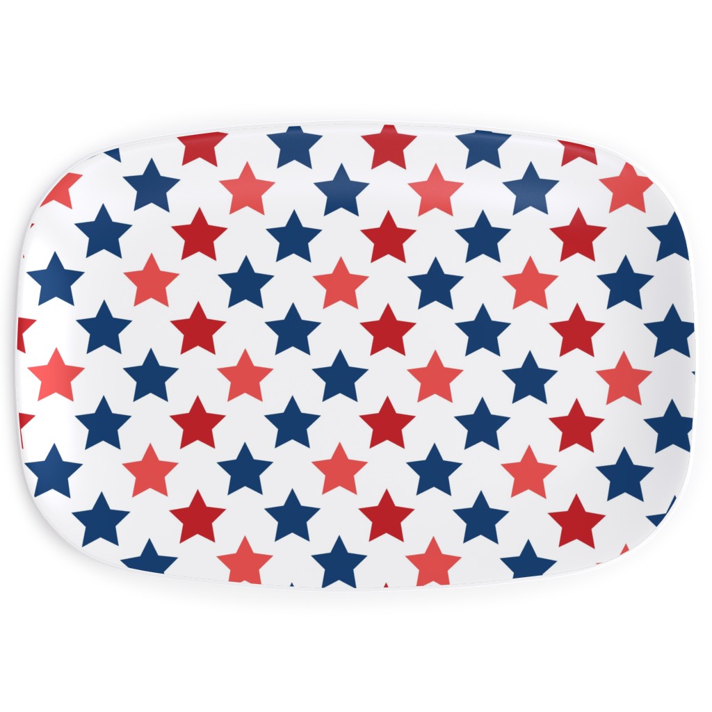 American Stars Serving Platter, Multicolor