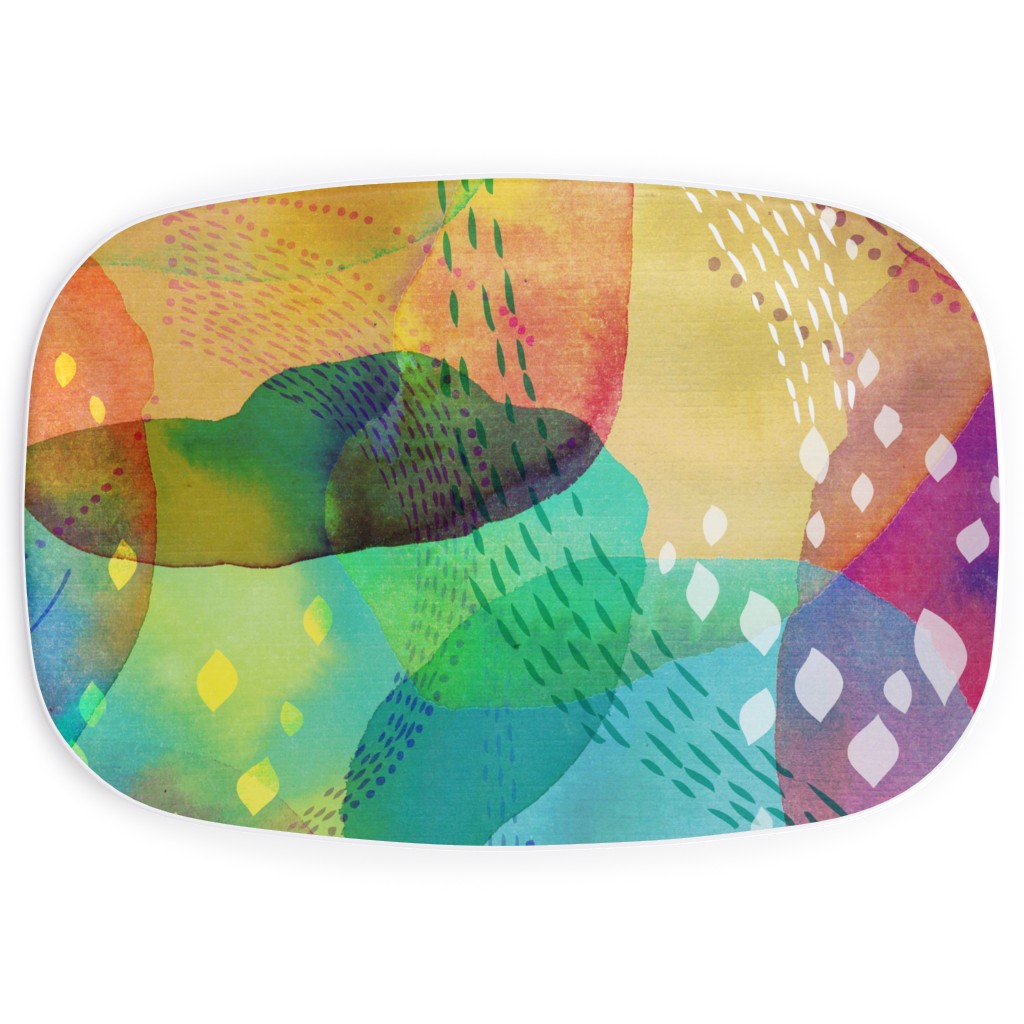 Daydreaming Serving Platter, Multicolor