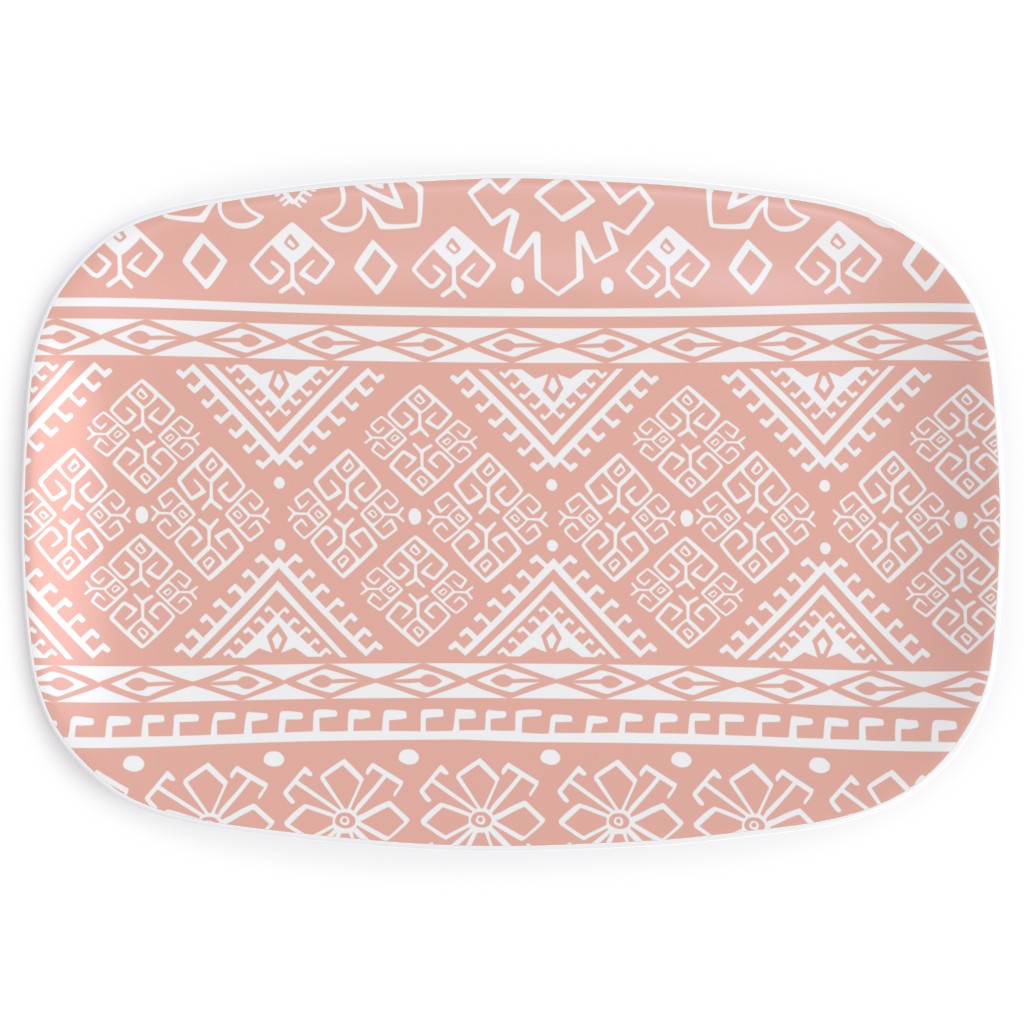 Grand Bazaar - Blush Pink Serving Platter, Pink