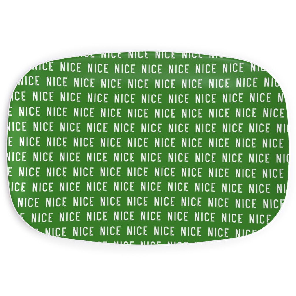 Nice - Green Serving Platter, Green