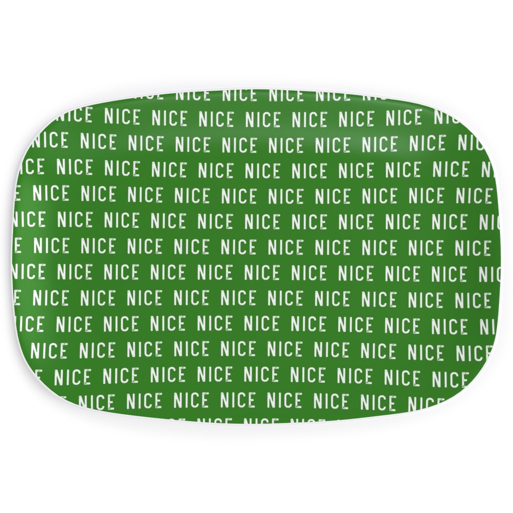 Nice - Green Serving Platter, Green, Classic Green