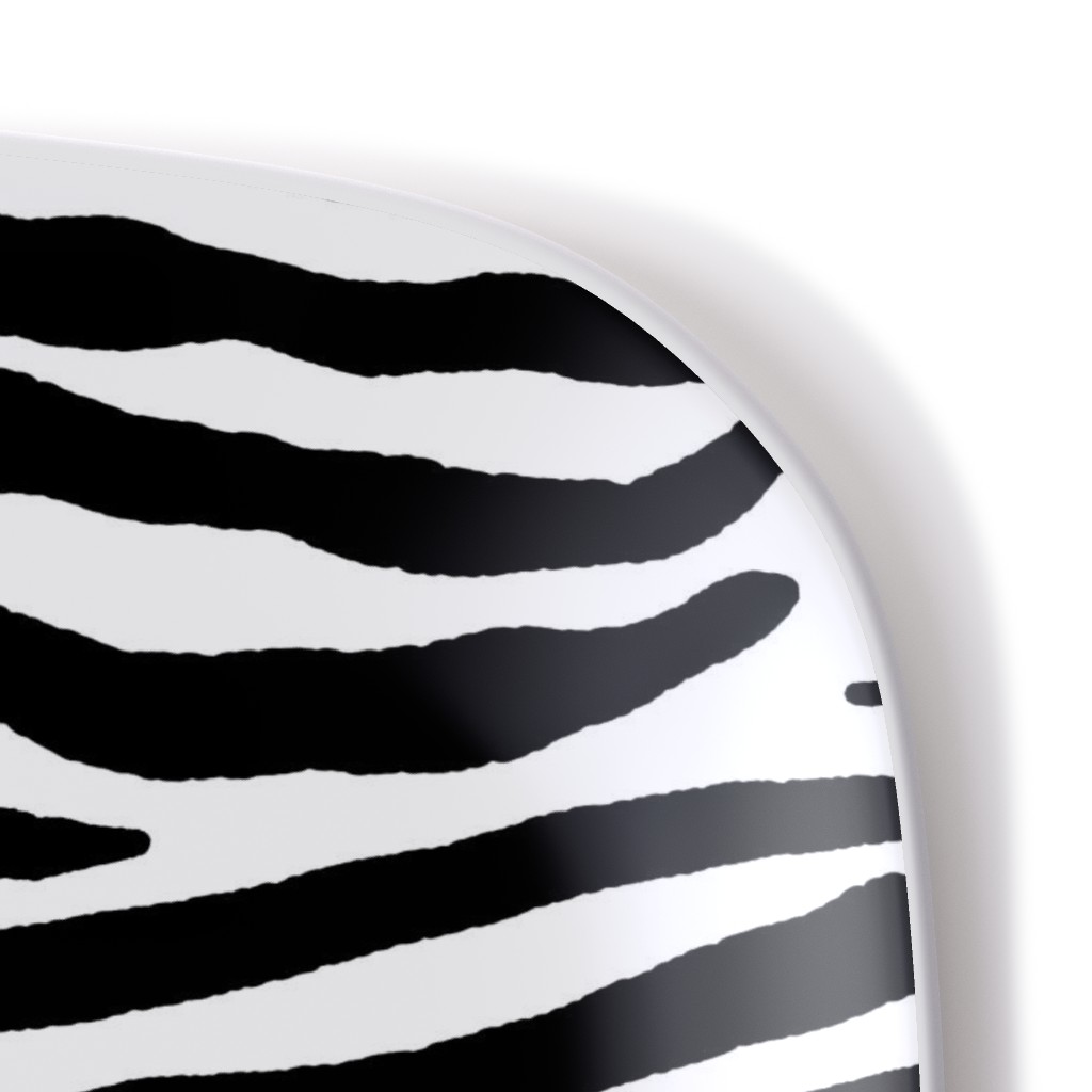 Zebra Print Black and White Serving Platter Shutterfly