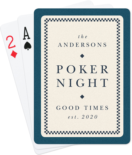 Poker Night Playing Cards, Green