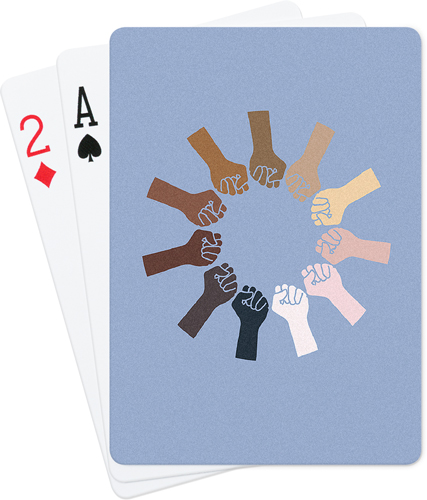 Fight for Equality Playing Cards, Multicolor