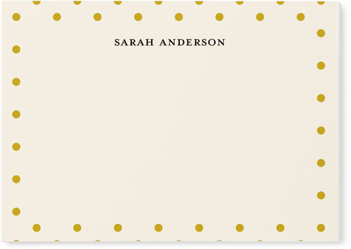 Contemporary Dots Post-it Notes, 3x4, Beige