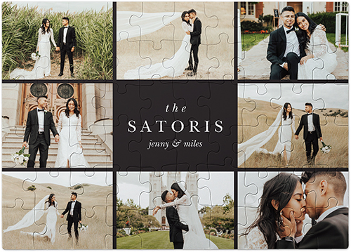 Gallery of Eight Text Puzzle, Puzzle Board, 60 pieces, Rectangle, Puzzle, Multicolor, multi